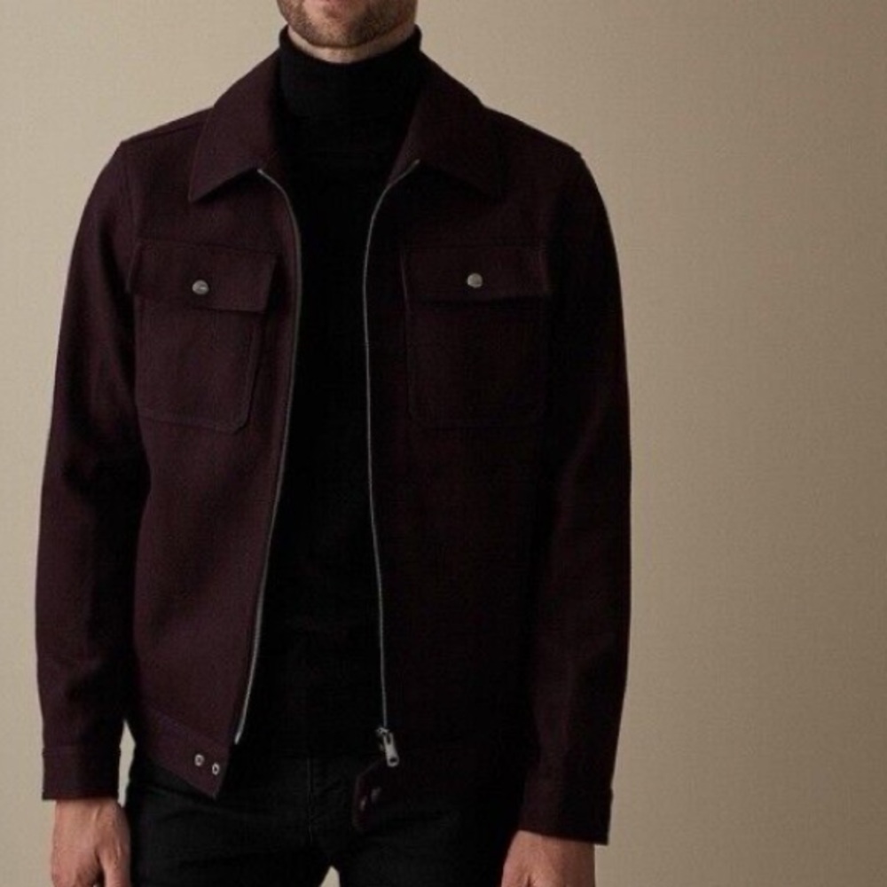 Reiss Wool Blend Watson Blouson Jacket